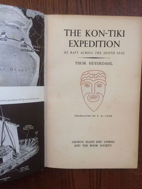 The Kon-Tiki Expedition - Thor Heyerdahl (1st Edition 1950 HARDCOVER)