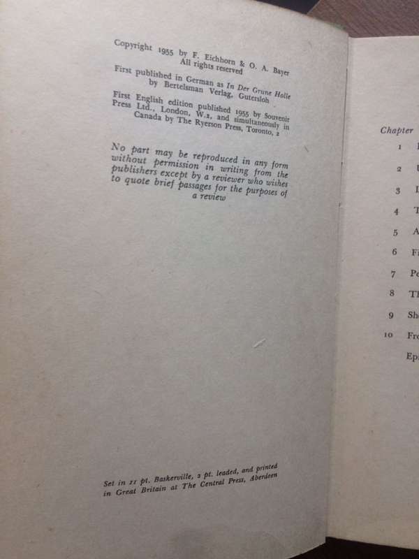 The Lost World of the Amazon - Franz Eichhorn (1955 1st Edition Hardcover)