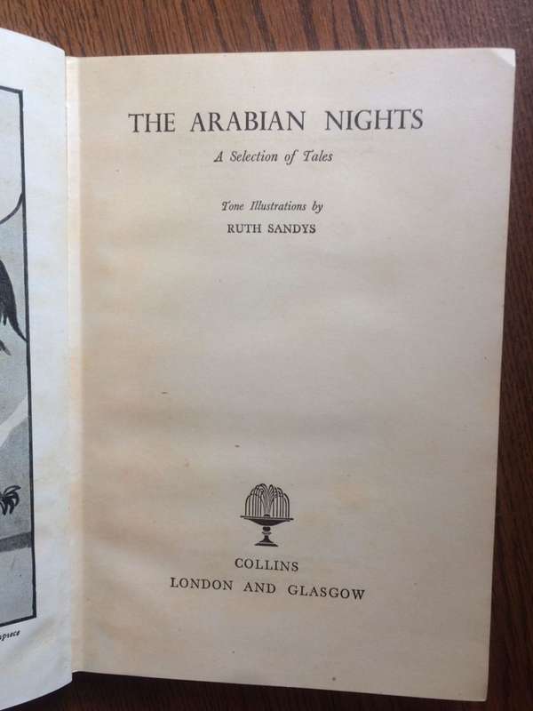 Arabian Nights: A Selection of Tales (1946 Hardcover RARE)
