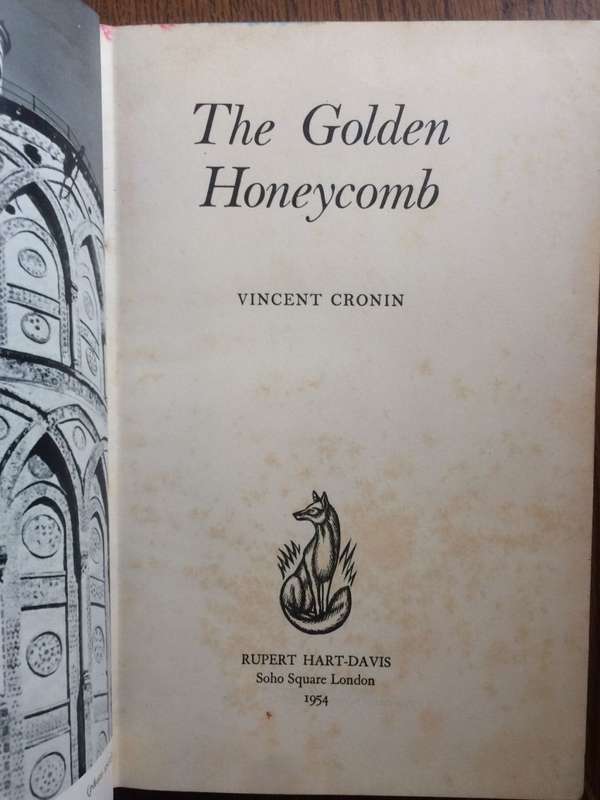 The Golden Honeycomb - Vincent Cronin (1954 1st Edition HARDCOVER)