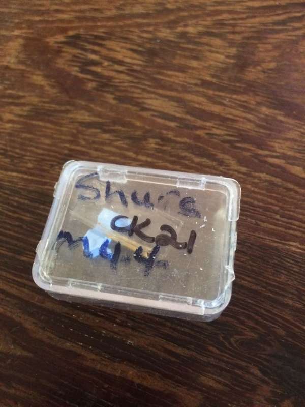 Shure M55E Cartridge in Headshell INCL BRAND NEW STYLUS