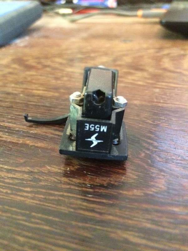 Shure M55E Cartridge in Headshell INCL BRAND NEW STYLUS