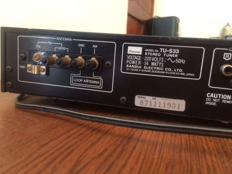 Sansui TU-S33 Stereo Tuner / Receiver