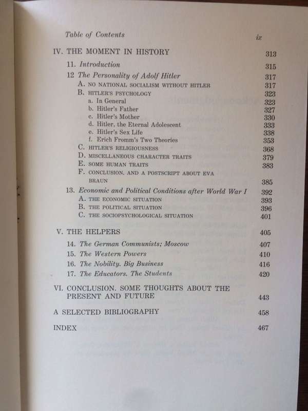 The Evolution of Hitler`s Germany - Horst von Maltitz (1973 1st Edition Hardcover)
