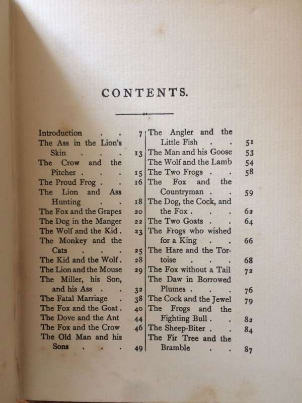 Aesops Fables: Retold for Children - Elizabeth Hardie (Vintage)