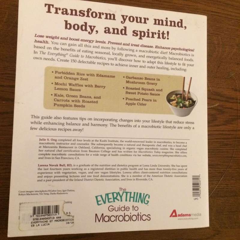 The Everything Guide to Macrobiotics - Julie S Ong