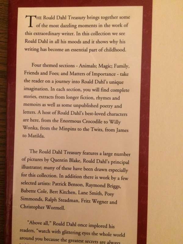 The Roald Dahl Treasury (1997 1st Edition Hardcover)