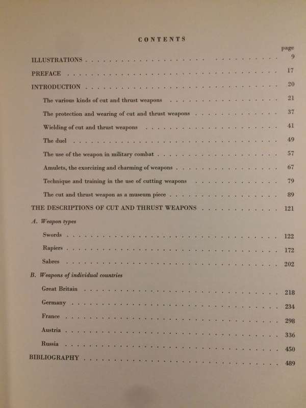 Cut and Thrust Weapons - Eduard Wagner (1969 Hardcover RARE BEAUTIFUL)