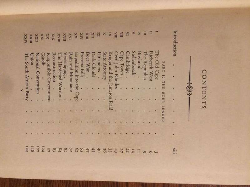 Jan Christian Smuts - JC Smuts (1952 1st Edition HARDCOVER)