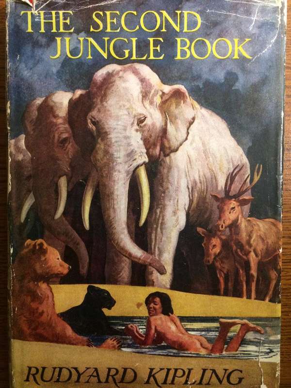 The Second Jungle Book - Rudyard Kipling (1956 HARDCOVER with Dust Jacket)