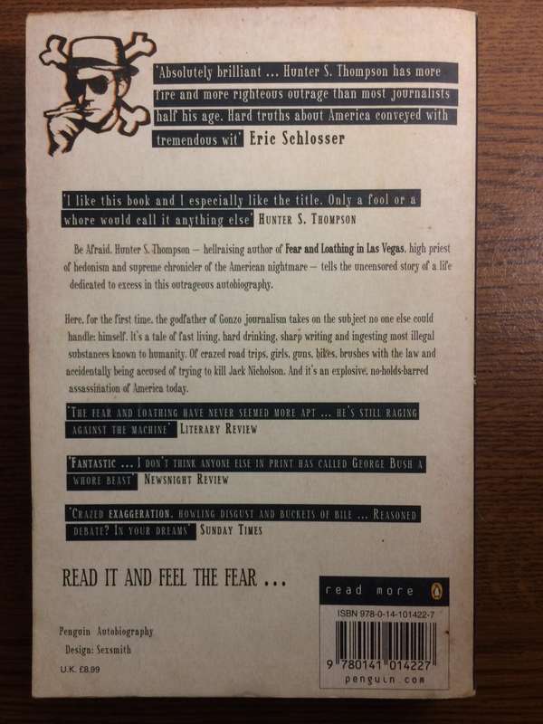 Kingdom of Fear - Hunter S Thompson
