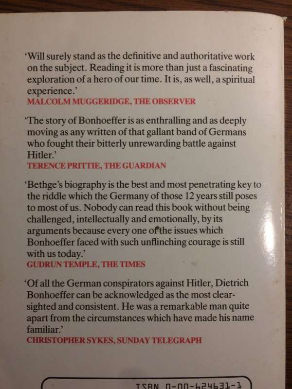 Dietrich Bonhoeffer: A Biography - Eberhard Bethge
