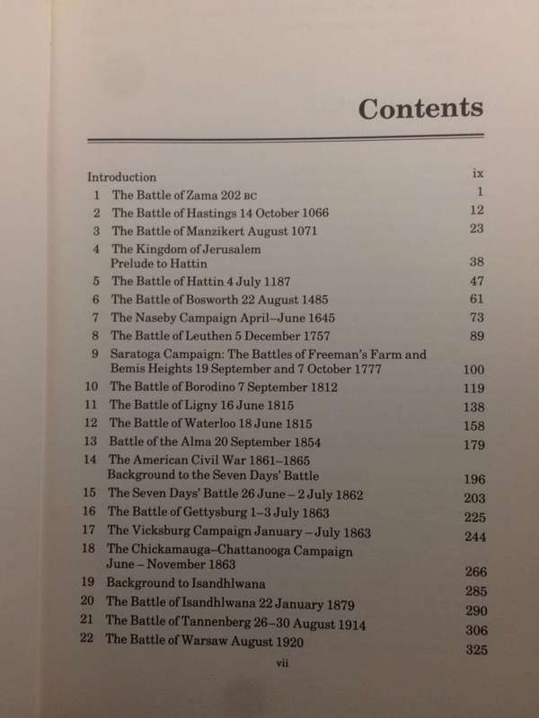 Decisive Factors in Twenty Great Battles of the World - William Seymour (1988 1st Edition HARDCOVER)