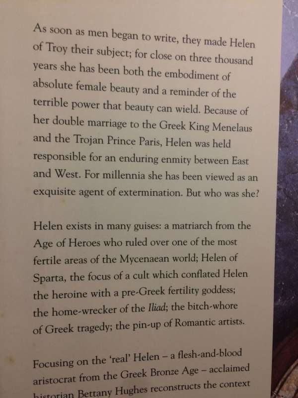 Helen of Troy: Goddess, Princess, or? - Bettany Hughes (2005 1st Edition HARDCOVER)