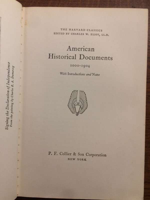 American Historical Documents: 1000-1904 - Charles W. Eliot