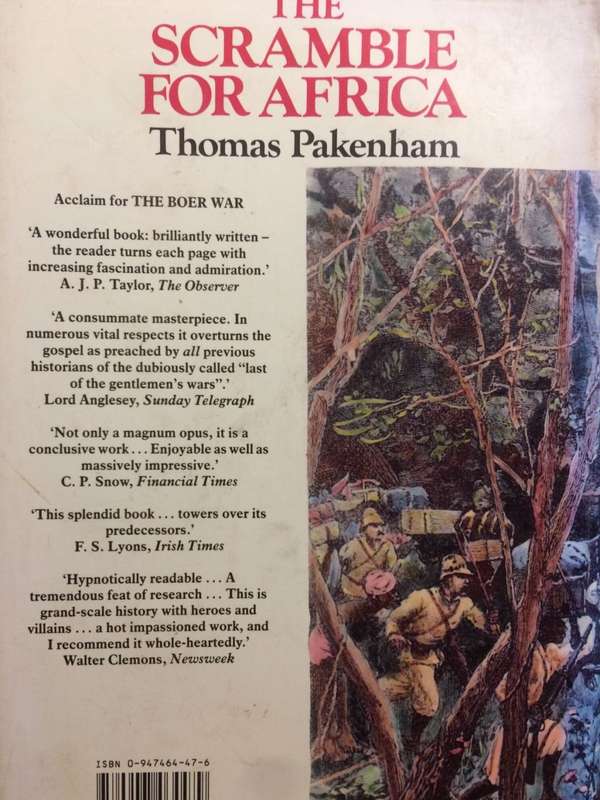 The Scramble for Africa - Thomas Pakenham (1991 1st Edition HARDCOVER)
