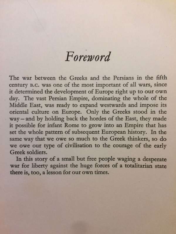 Tell Them in Sparta - Roderick Milton (1962 1st Edition HARDCOVER)
