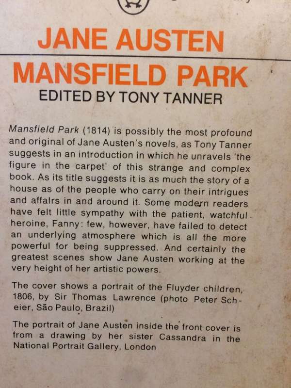 Mansfield Park - Jane Austen