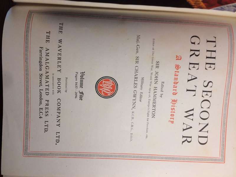 The Second Great War: A Standard History - Sir John Hammerton | Volumes 2,3,4,5,7,8,9