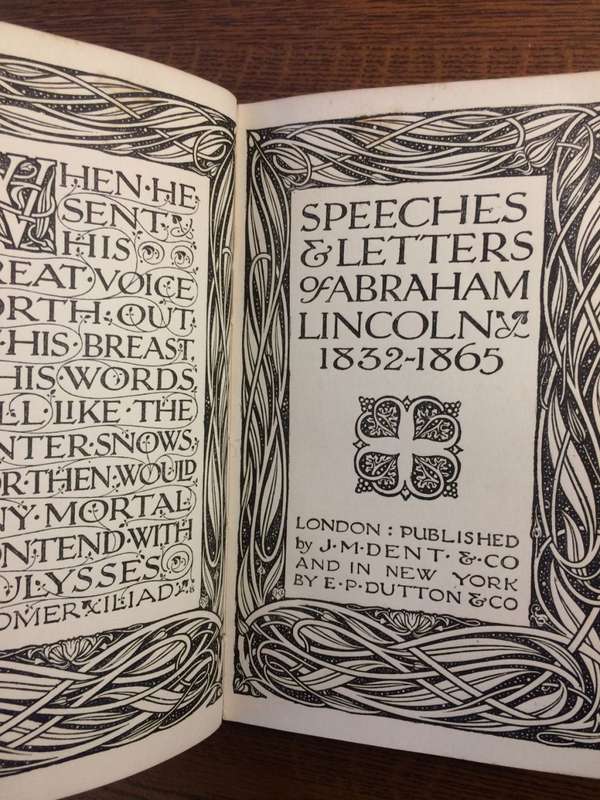 Speeches & Letters of Abraham Lincoln, 1832-1865 (1909 2nd Impression)