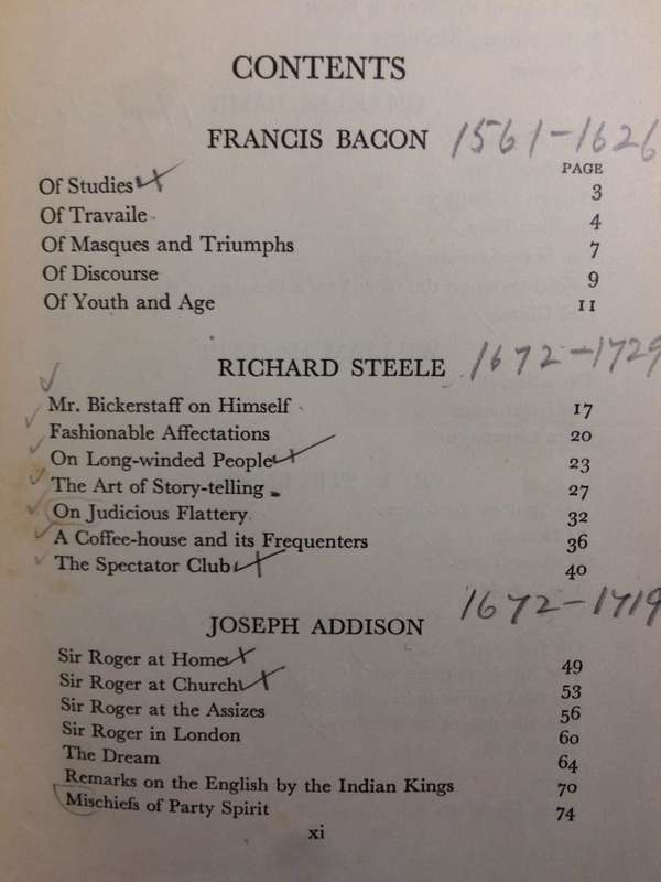 Eight Essayists - Edited by AS Cairncross (1938 HARDCOVER)