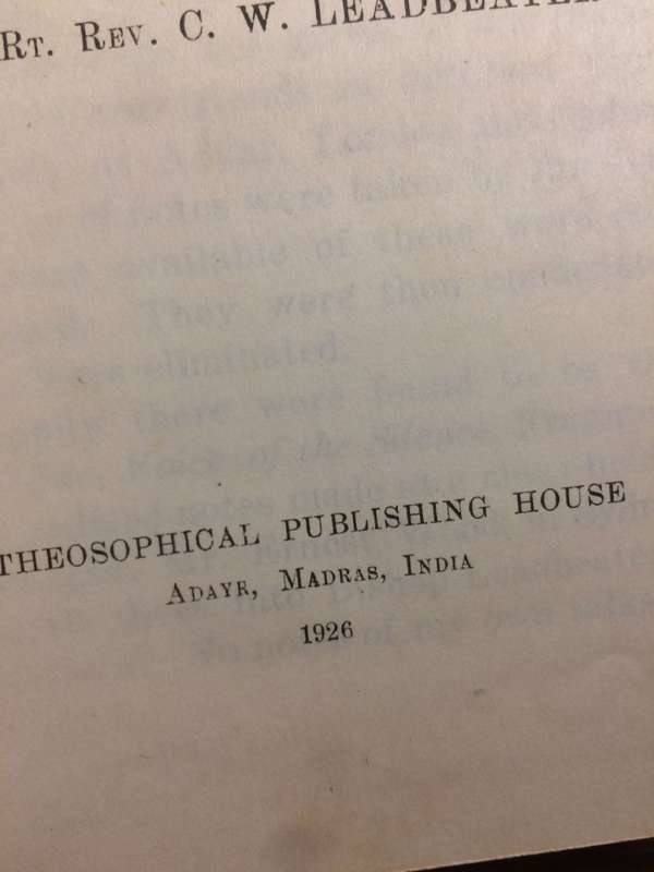 Talks on the Path of Occultism - Annie Besant & CW Leadbeater (1926 1st Edition HARDCOVER)