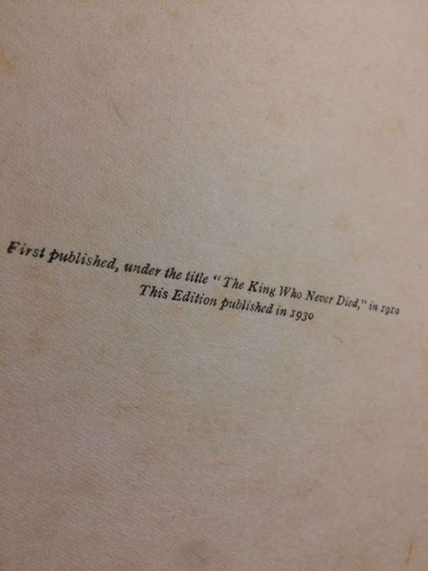 Tales of King Arthur - D Senior (1930 1st Edition RARE)