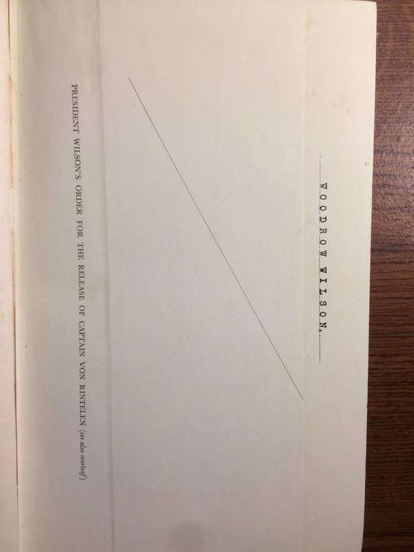 The Return of the Dark Invader - Captain von Rintelen (1935 1st Edition)