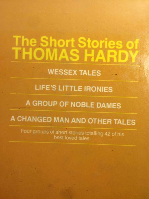The Short Stories of Thomas Hardy (1986 1st Edition Hardcover)