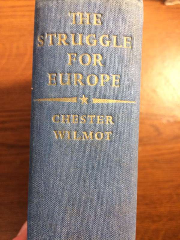 The Struggle For Europe - Chester Wilmot (1952 1st Edition Hardcover)