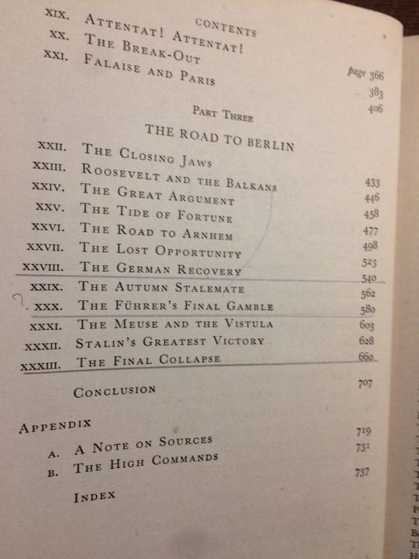 The Struggle For Europe - Chester Wilmot (1952 1st Edition Hardcover)