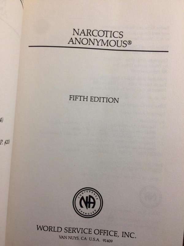 NA - Narcotics Anonymous 5th Edition