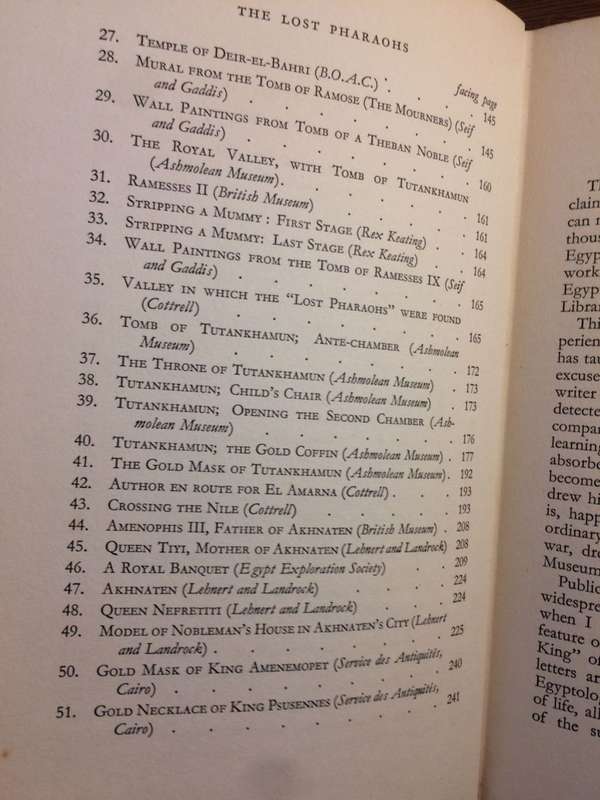 The Lost Pharaohs: The Romance of Egyptian Archaeology - Leonard Cottrell (1950 1st Edition)