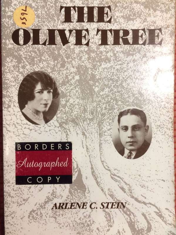 The Olive Tree - Arlene C Stein (1992 1st Edition) *Signed by Author*
