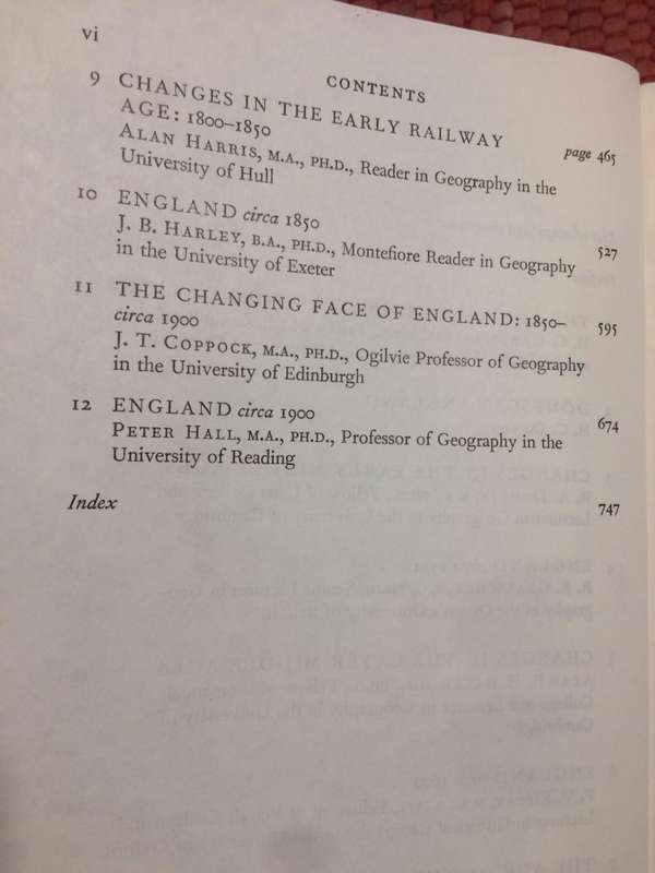 A New Historical Geography of England - Edited by HC Darby (1973 1st Edition Hardcover)