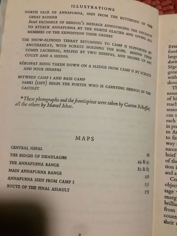 Annapurna - Maurice Hertzog (1954 Hardcover)