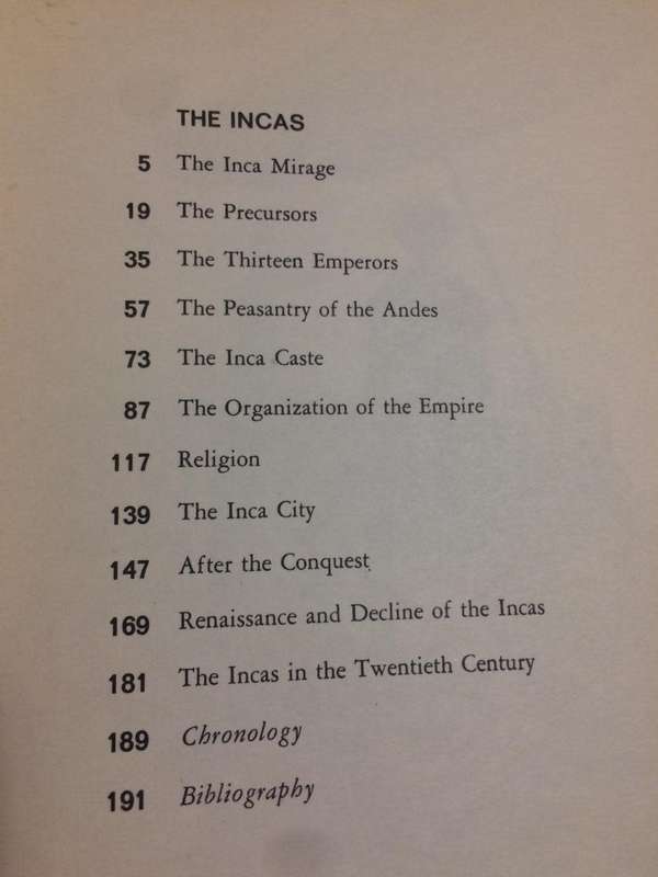 The Incas - Alfred Metraux (1965 1st Edition Hardcover)