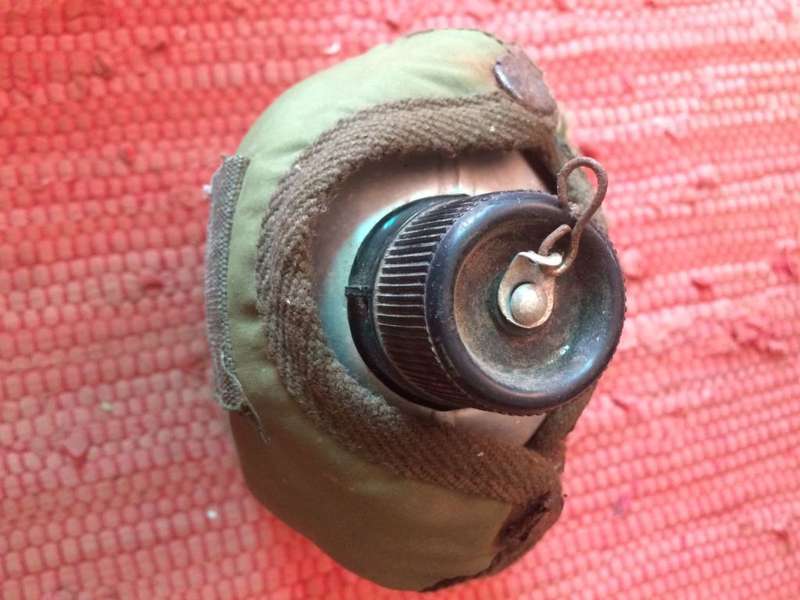 Vintage Army Water Bottle with Pouch