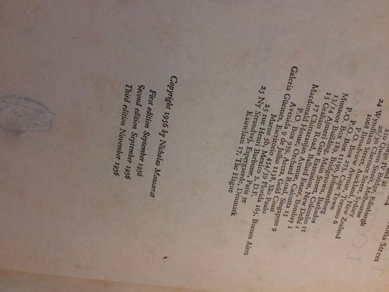 The Tribe That Lost Its Head - Nicholas Monsarrat (1956 Hardcover)