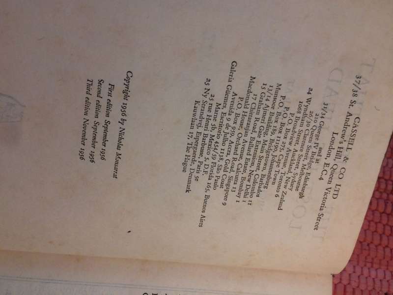 The Tribe That Lost Its Head - Nicholas Monsarrat (1956 Hardcover)