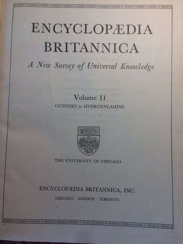 Encyclopaedia Britannica: A New Survey of Universal Knowledge - Volume 11 Gunnery to Hydroxylamine