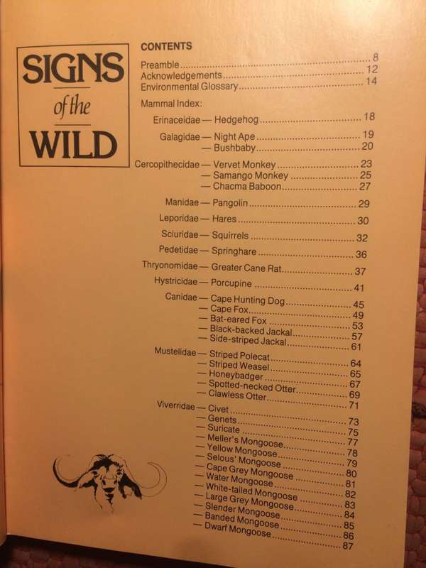 Signs of the Wild - Clive Walker (1993 4th Impression) VG+