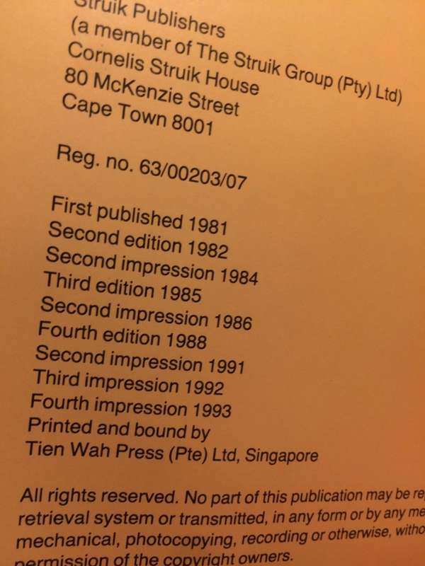 Signs of the Wild - Clive Walker (1993 4th Impression) VG+