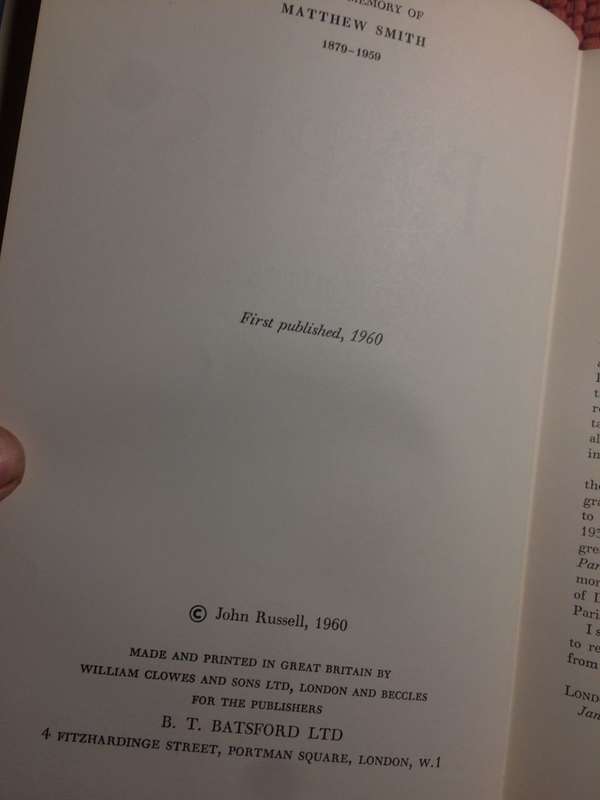Paris - John Russell (1960 1st Edition HARDCOVER)