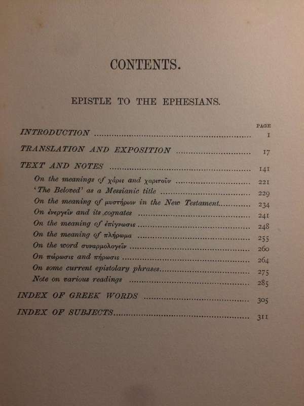 St Paul's Epistle to the Ephesians - J Armitage Robinson (1904 HARDCOVER)