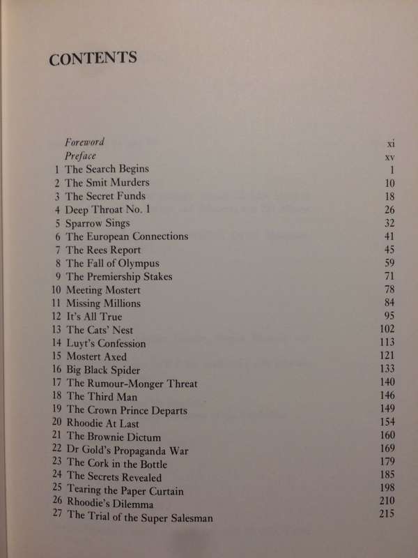 Muldergate: The Info Scandal (1980 1st Edition Hardcover)