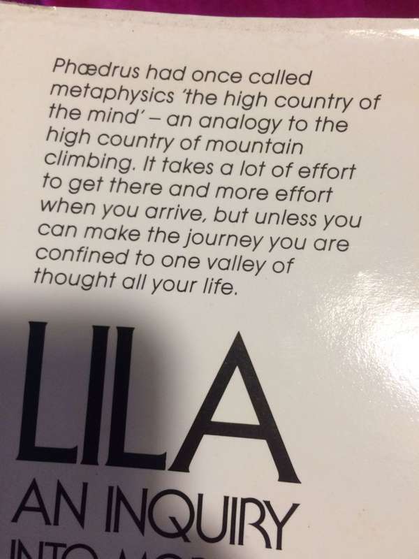 Lila: An Inquiry Into Morals - Robert M Pirsig (HARDCOVER Ex)