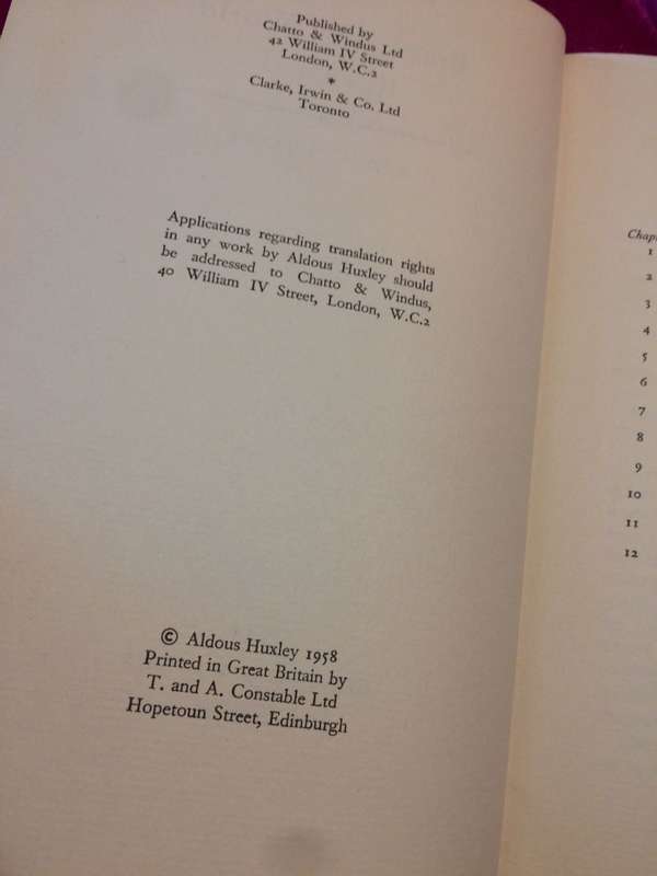 Brave New World Revisited - Aldous Huxley (1959 1st Edition HARDCOVER)