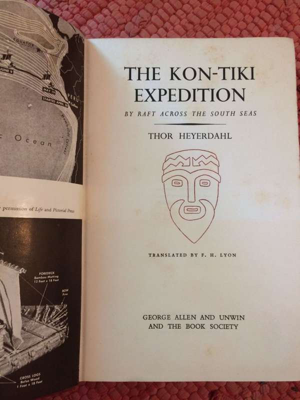 The Kon-Tiki Expedition - Thor Heyerdahl (1st Edition 1950 HARDCOVER)
