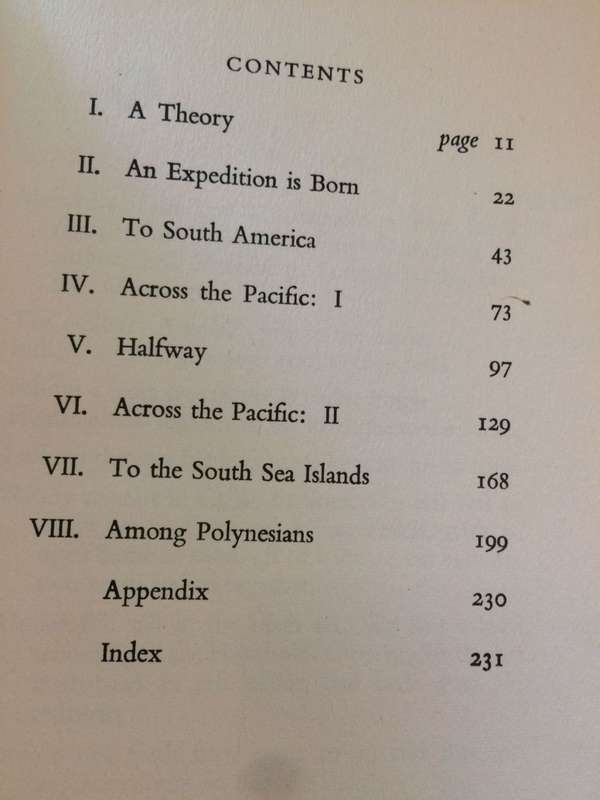 The Kon-Tiki Expedition - Thor Heyerdahl (1st Edition 1950 HARDCOVER)